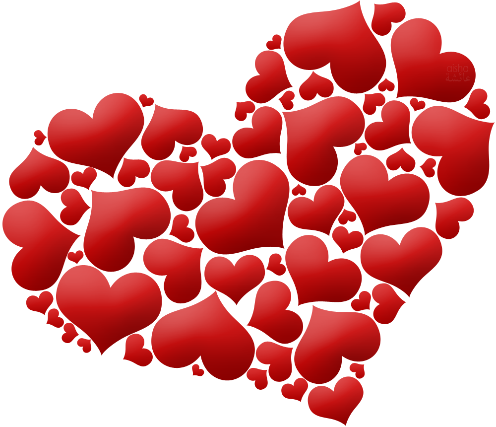 Сердечки из сердечек: Сердечко из сердечек в ВК скопировать сообщение