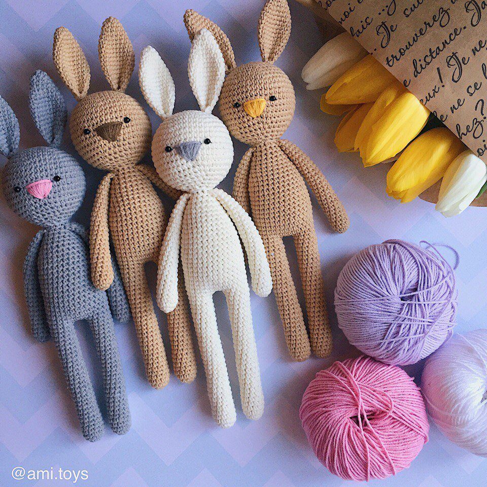 Crochet bunnies amigurumi