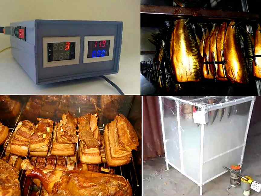 Печь для копчения колбасы с дымовым генератором: Коптильни, термокамеры, рамы: покупка и продажа, цены