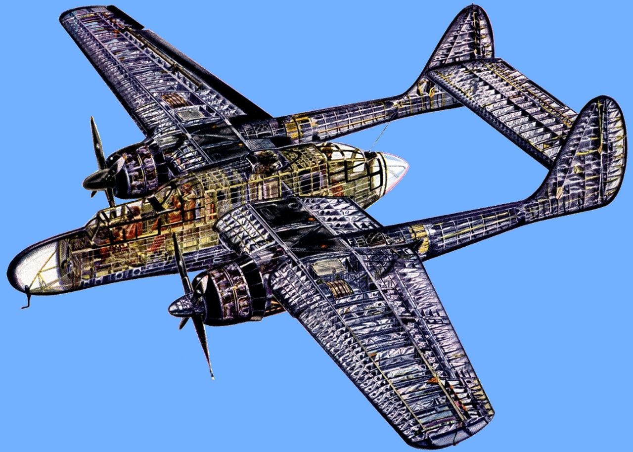 Черная вдова самолет: Northrop P-61A Black Widow