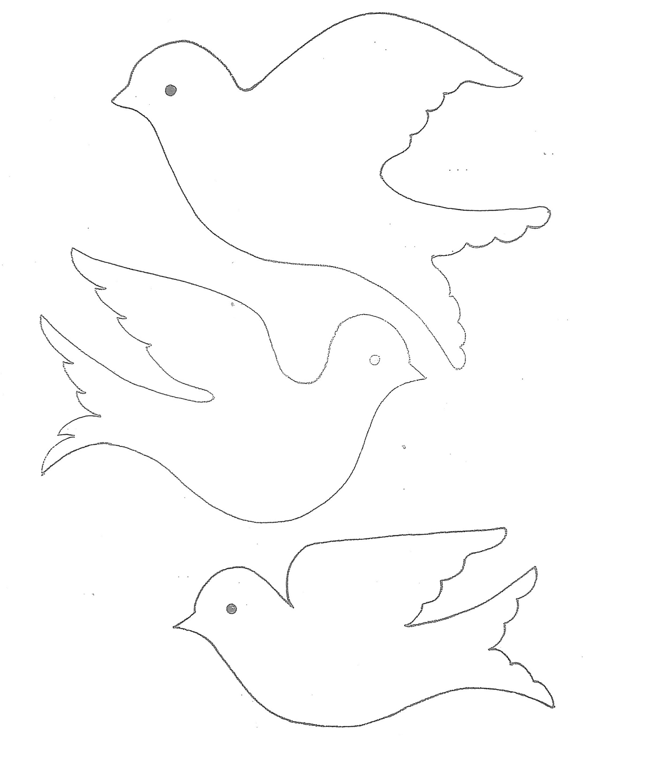 Шаблоны голубей для вырезания из бумаги распечатать формат а4: Шаблоны и трафарет голубя для вырезания из бумаги: скачать и распечатать А4