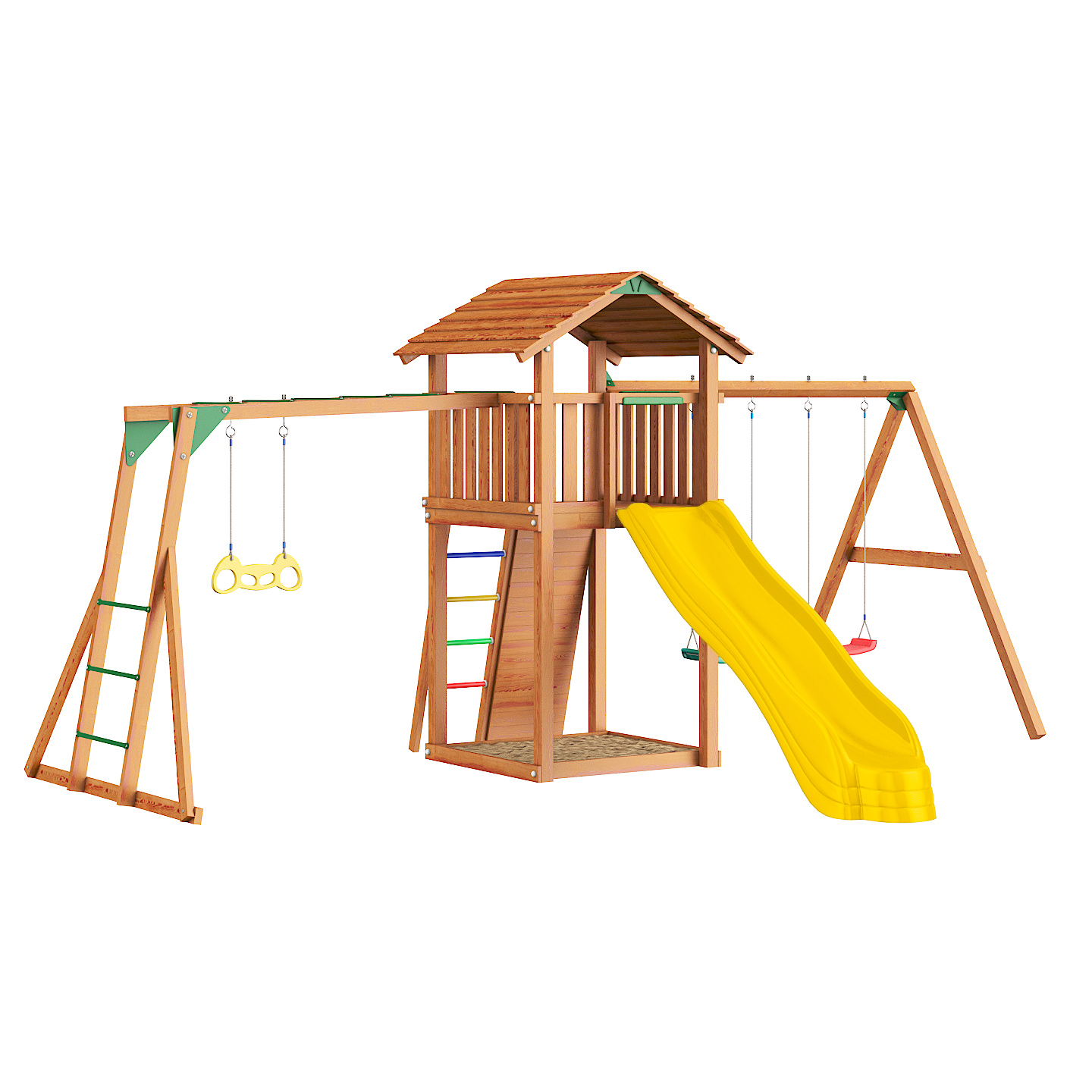 Деревянные горки для детских площадок: Игровые площадки с горками для детей