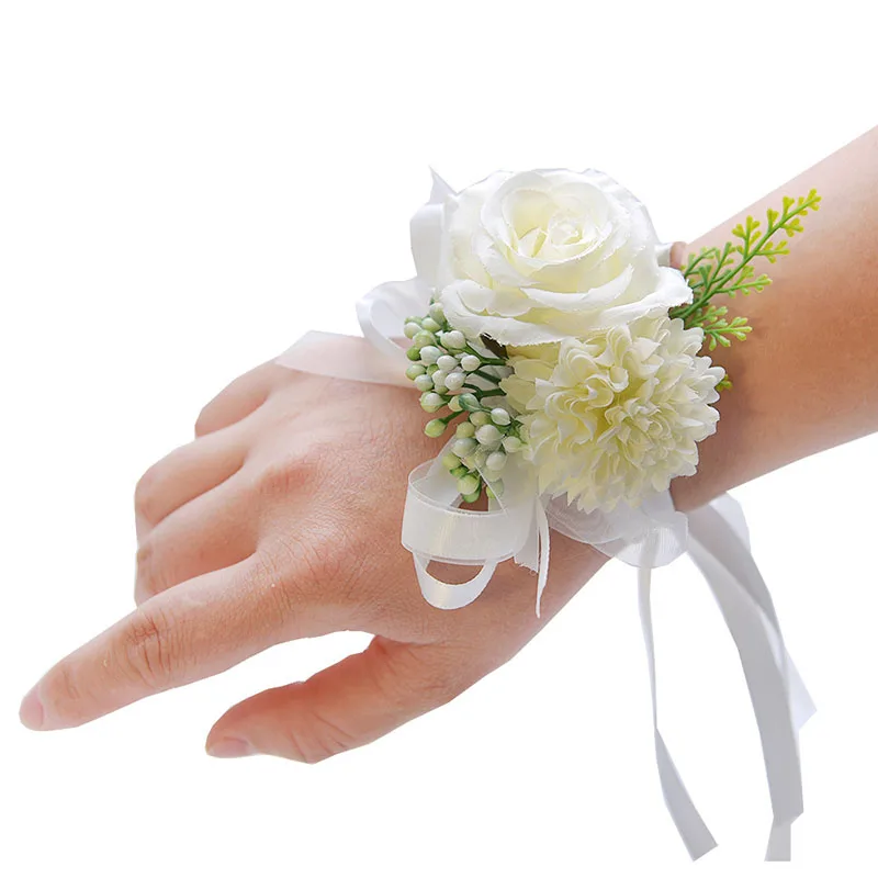 Браслет на руку из цветов своими руками: браслеты для невесты и ее подружек