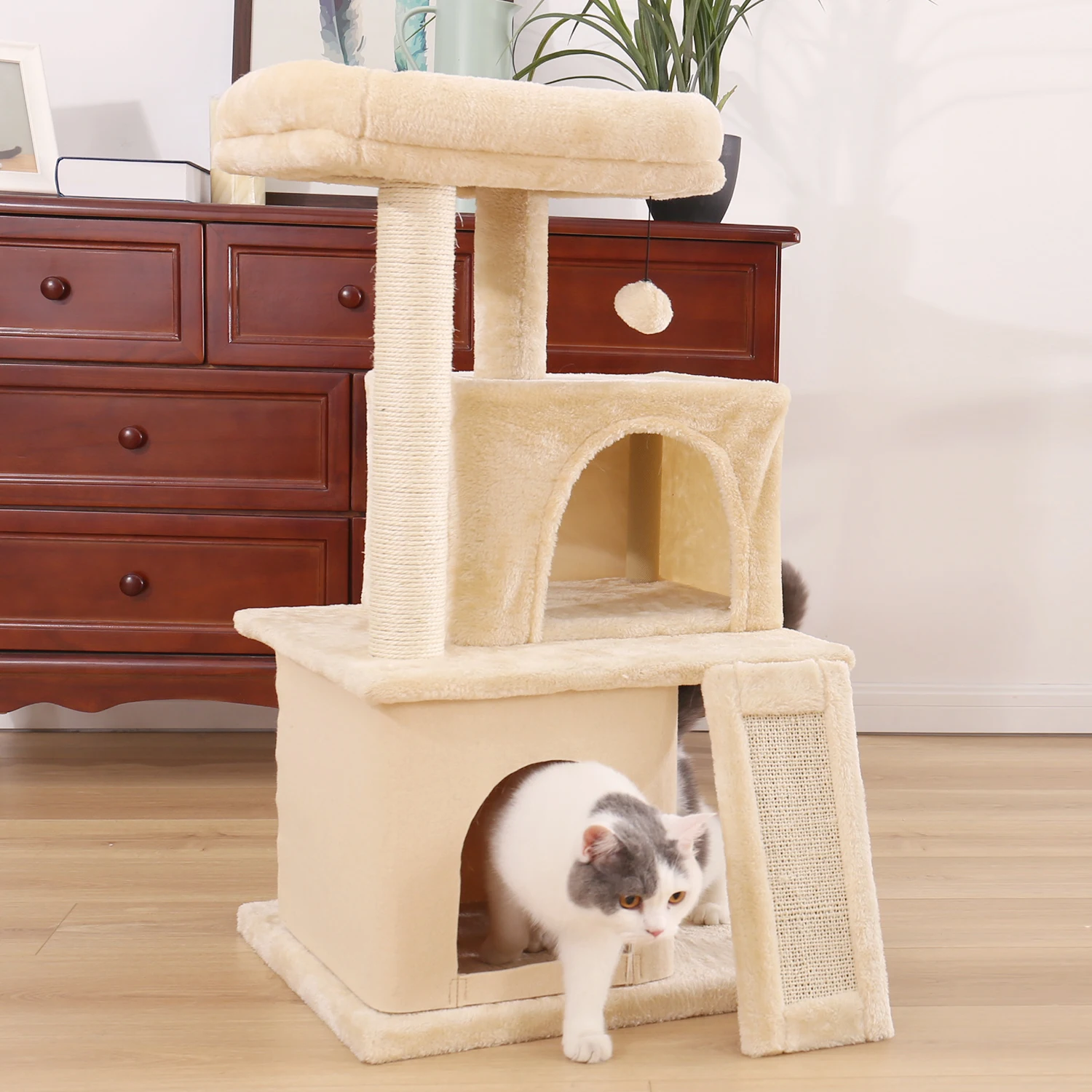 Домик для кошки из дерева: Деревянные домики для кошек – купить на Ярмарке Мастеров
