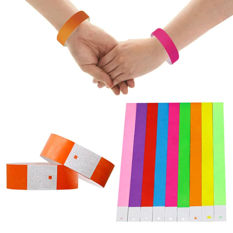 Браслеты бумажные на руку: Бумажные браслеты TYVEK на руку от производителя