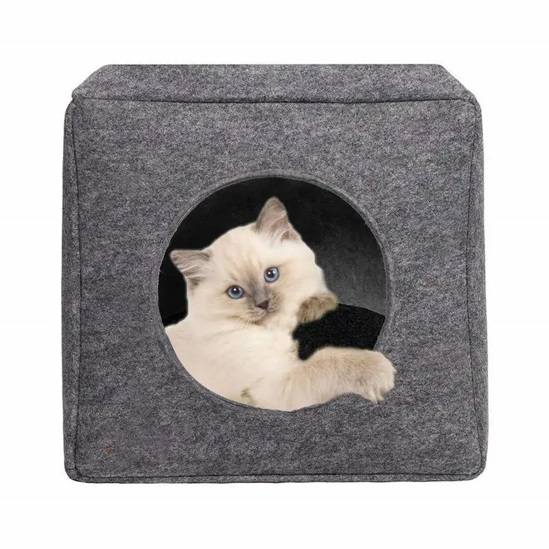 Войлочный домик для кошки: Лукошки.ру — авторские домики и лежанки для кошек