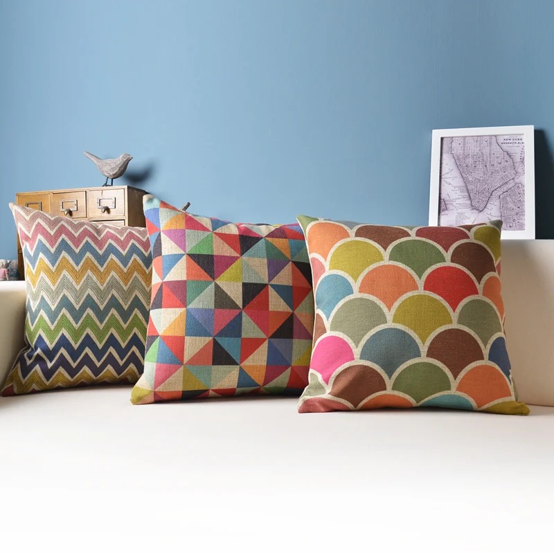 Подушки разноцветные: Разноцветные декоративные подушки по низким ценам