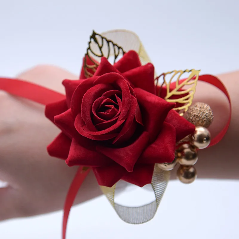 Браслет на руку из цветов своими руками: браслеты для невесты и ее подружек