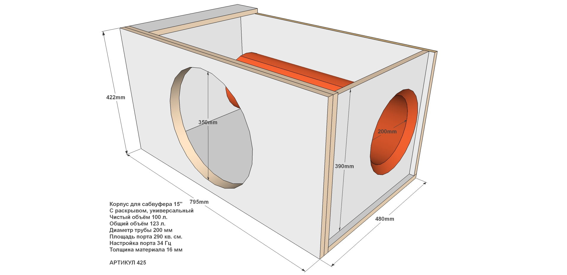Корпус для сабвуфера как сделать: Короб для сабвуфера своими руками ⋆ Doctor BASS