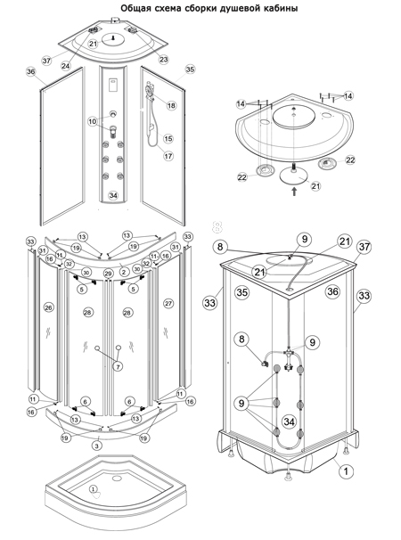 Душевая кабина собрать как: как своими руками собрать с поддоном или без, подключить коммуникации и подвести их к кабинке с низким поддоном? Рекомендации, последовательность работ