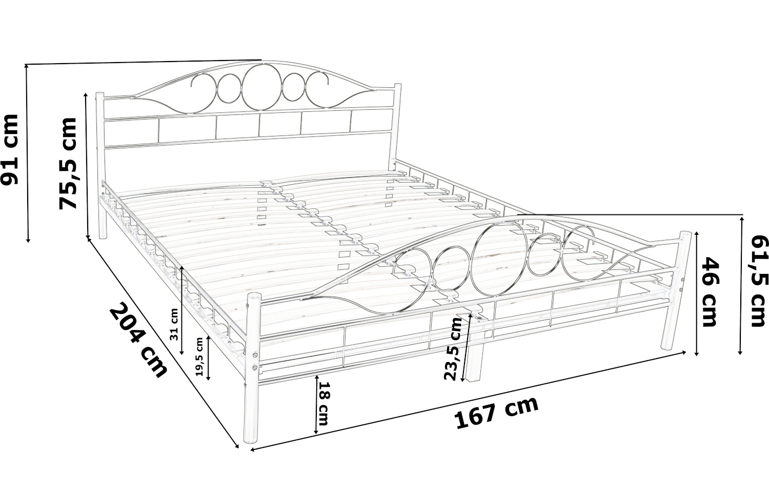 Двуспальная кровать своими руками из металла чертежи: Страница не найдена - Информационный портал о трубах