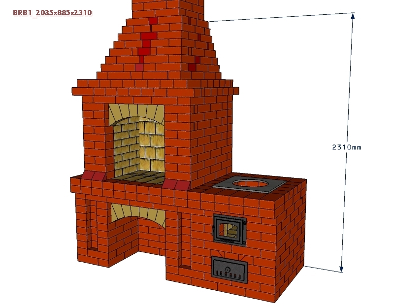 Барбекю из кирпича раскладка: Порядовка барбекю из кирпича своими руками