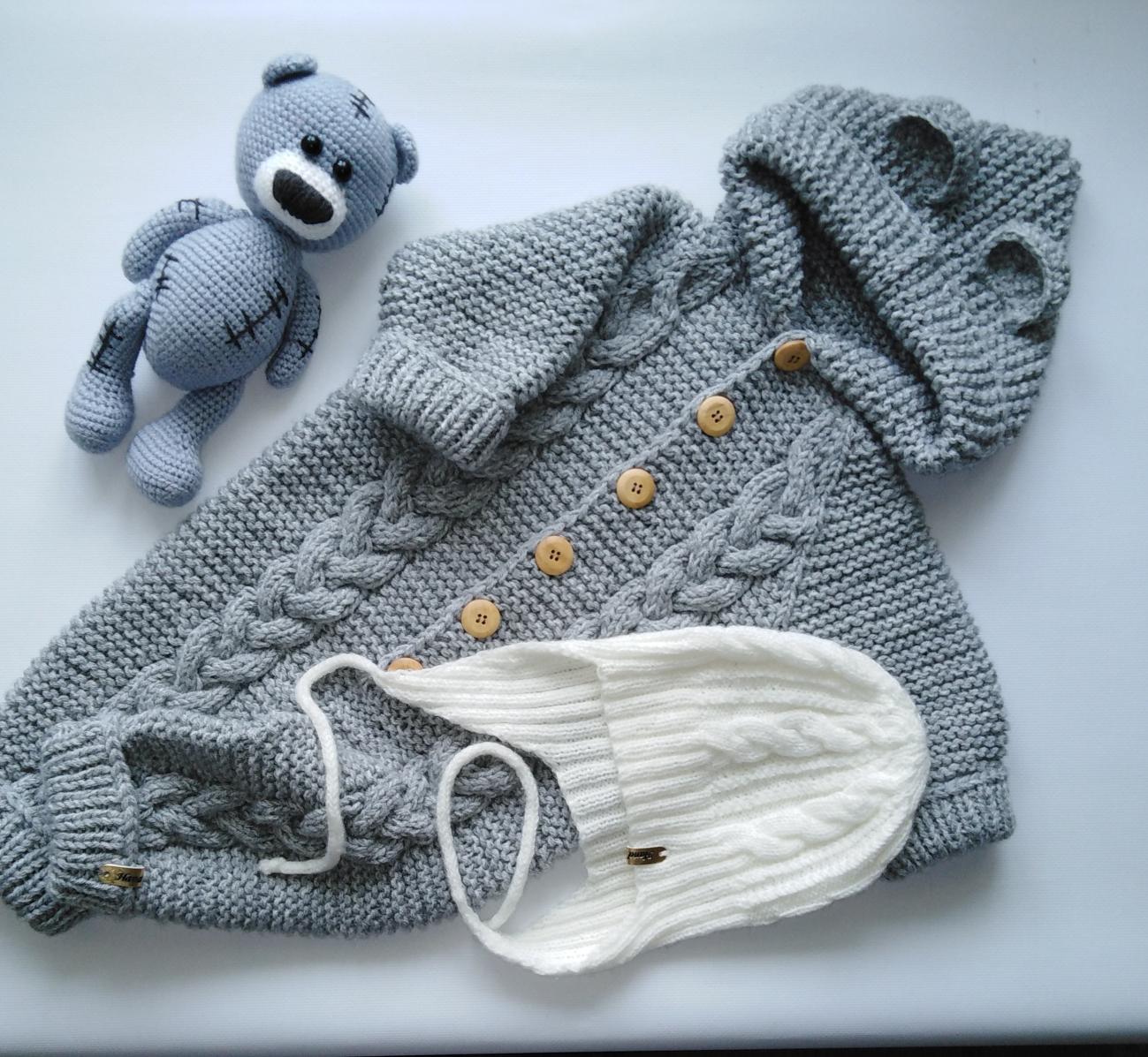 Вязанный комбинезон на малыша: Вязаные комбинезоны для новорожденных купить в интернет-магазине BabyForest.ru