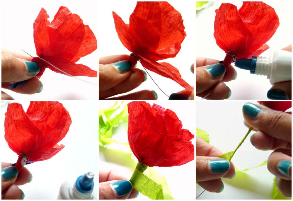 Как сделать цветок из крепированной бумаги: Как сделать розу из крепированной бумаги