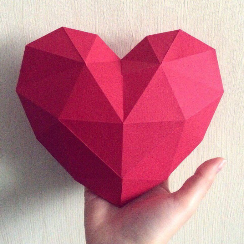 Как сделать сердечко объемное: Как сделать объёмное сердце из бумаги