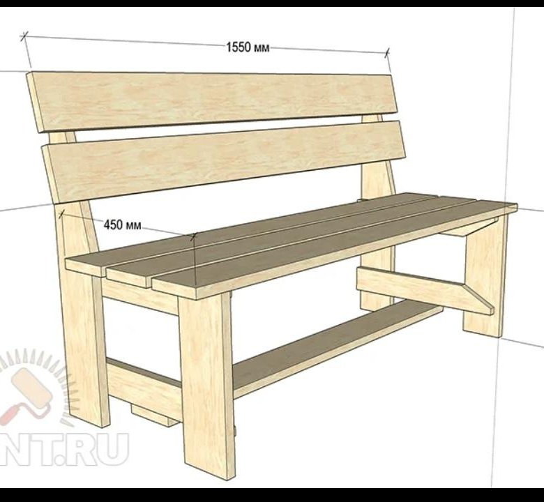 Лавки размеры: Размеры скамеек: какой должна быть высота, длина и ширина лавочек