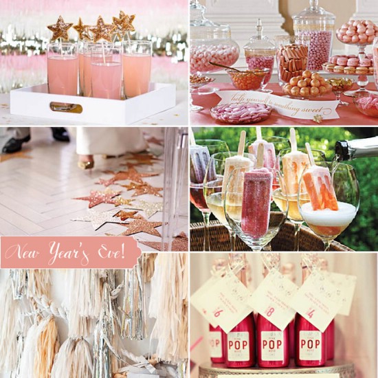 Go Pink! - 28 Fun and Easy DIY New Year’s Eve Party Ideas