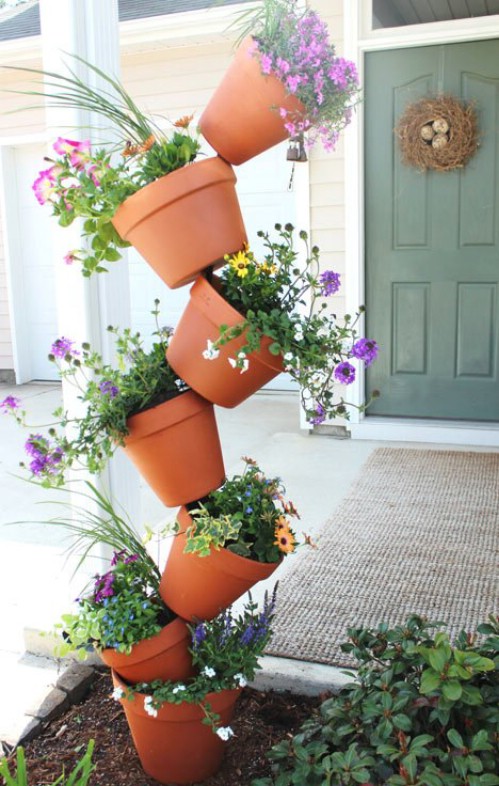 Towering Flower Beds