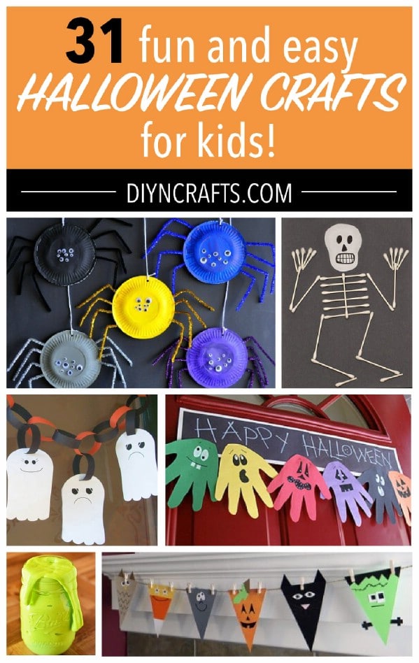 Fun and easy Halloween crafts for kids.