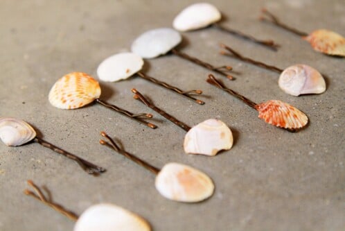 Seashell Hair Pins