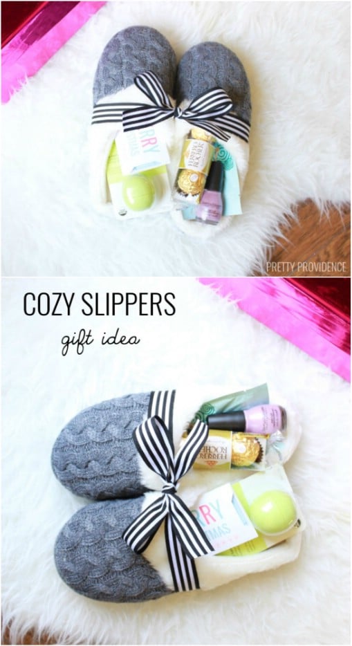 Cozy Slippers Basket