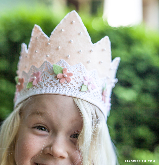 Felt and Lace Crown