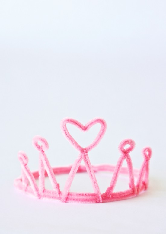 Pipe Cleaner Princess Crown