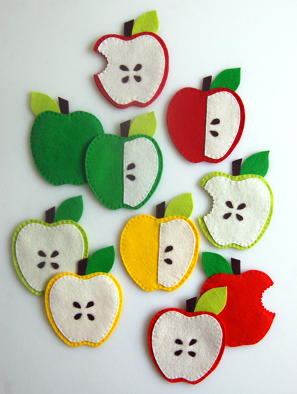 DIY Apple Coasters