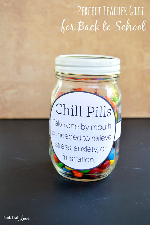 DIY Chill Pill Teacher Gift