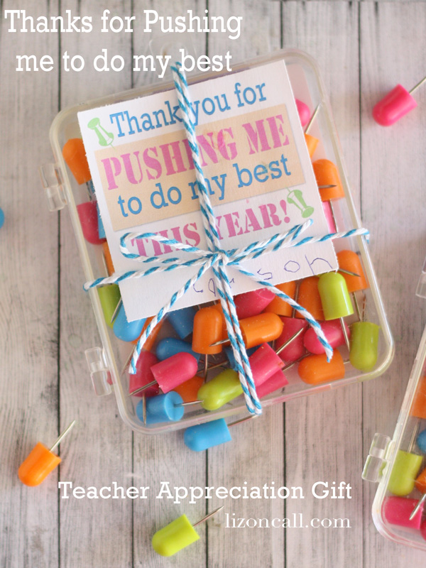 DIY Push Pin Teacher Gift