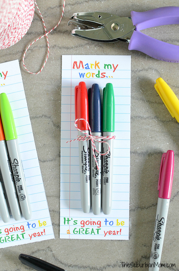 DIY Sharpie Teacher Gift