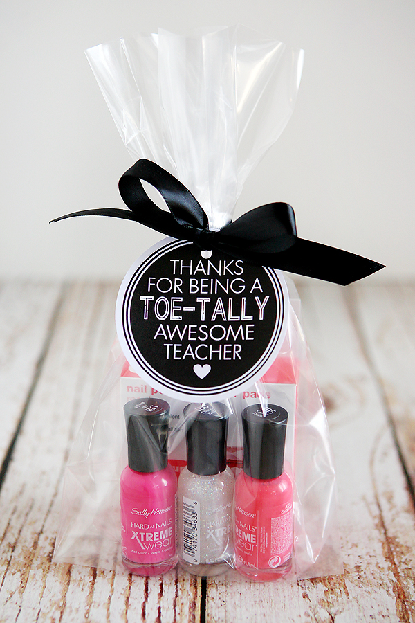 DIY Teacher Nail Polish Gift