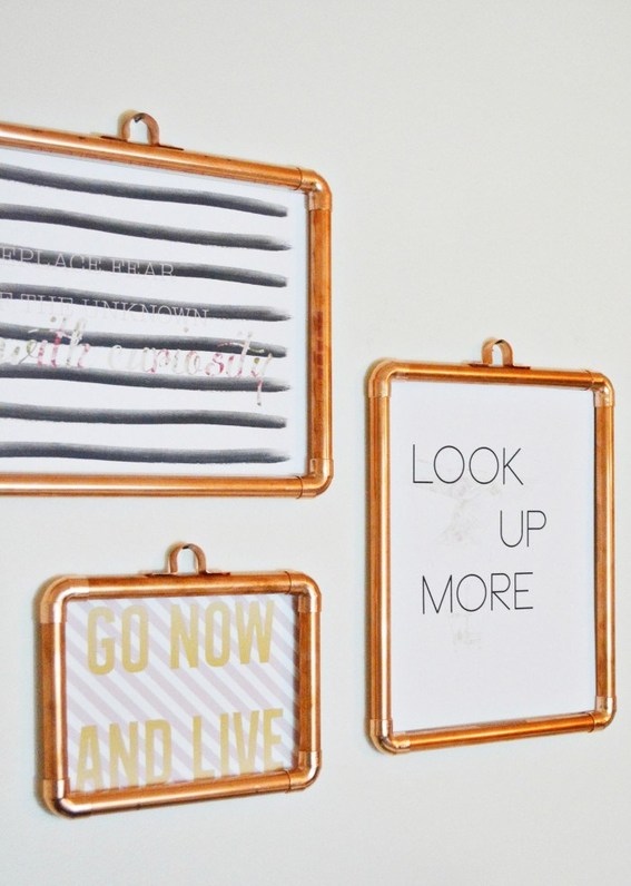 Diy copper frames