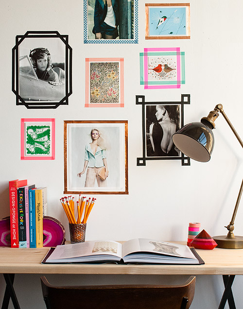 Diy tape frames