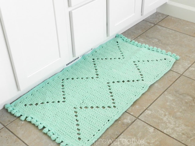 5 crochet pattern aztec rug