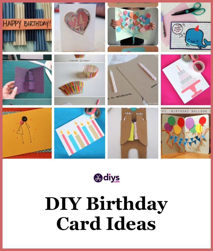 Birthday card ideas to make yourself