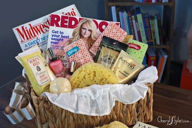 Diy girls night gift basket