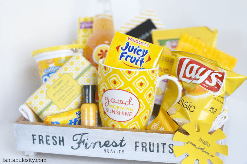 Sunshine gift basket ideas