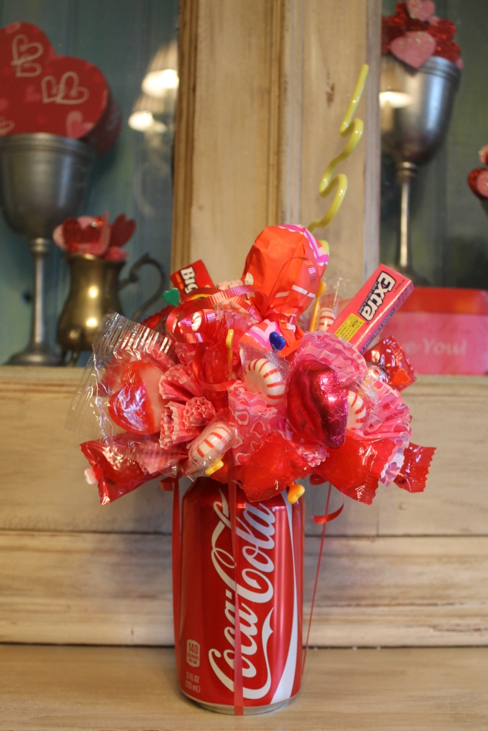 Coke candy bouquet diy