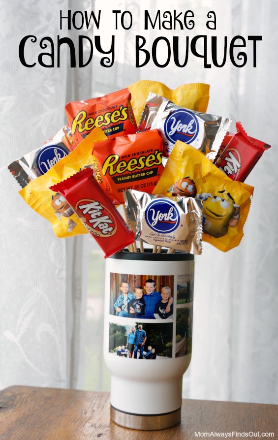 Diy candy bouquet