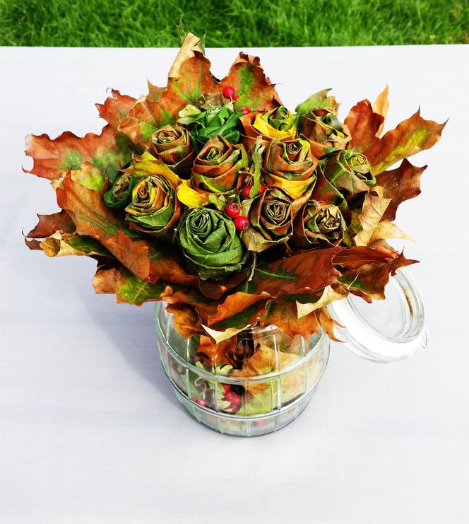 Сделать осенний букет своими руками из листьев: Осенний букет из листьев своими руками с фото и видео
