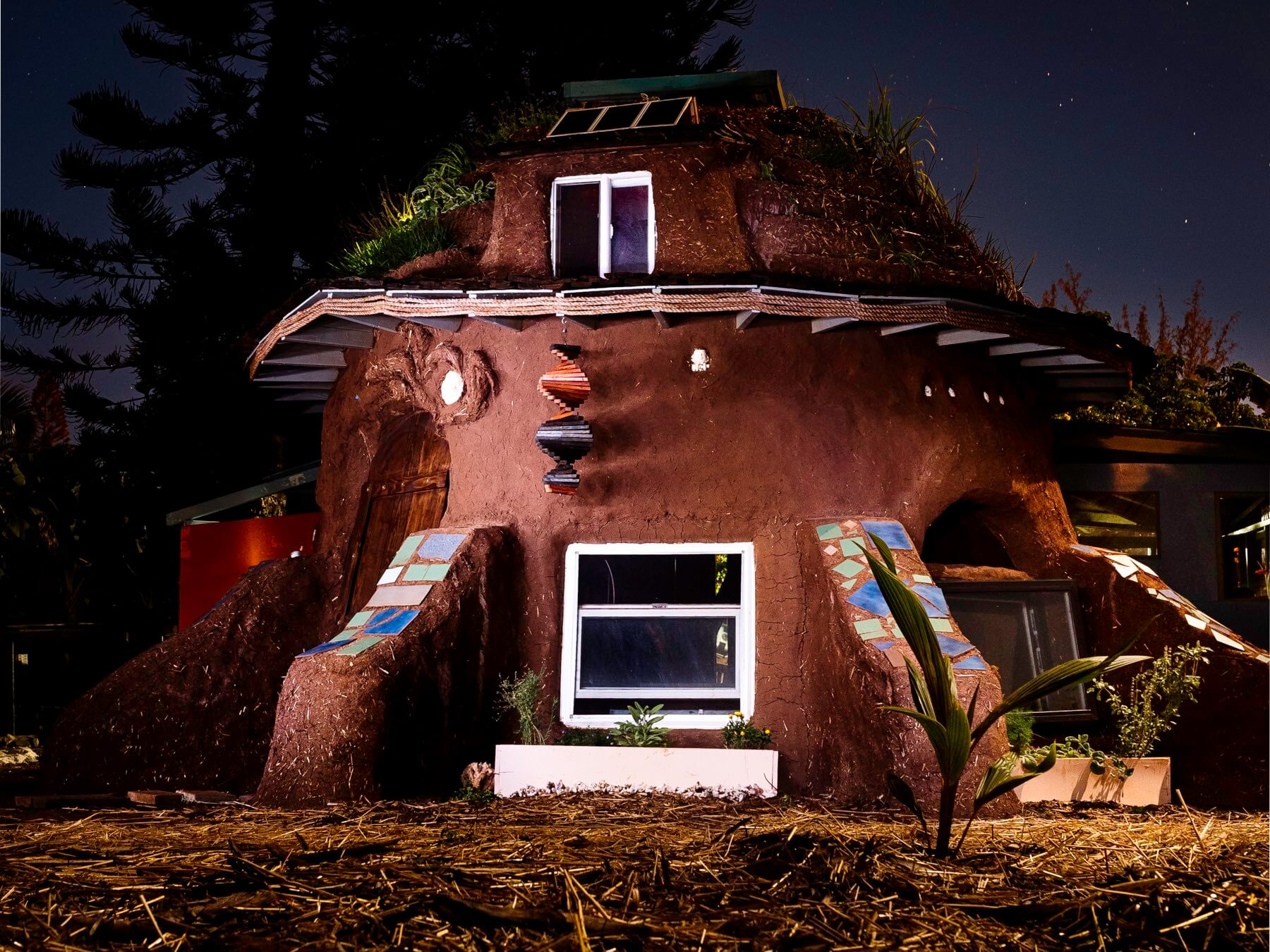 Earthbag Dome House