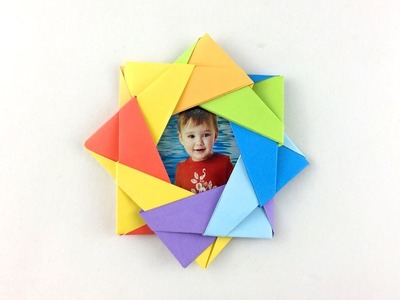 Оригами рамка из бумаги для фото: Оригами рамка для фото из бумаги своими руками