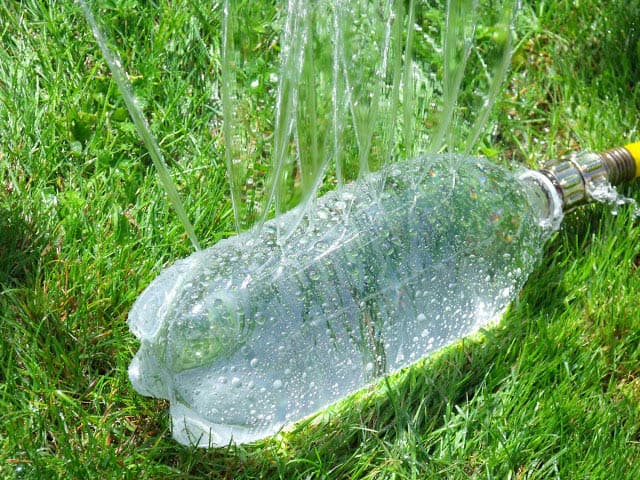 Pop bottle sprinkler