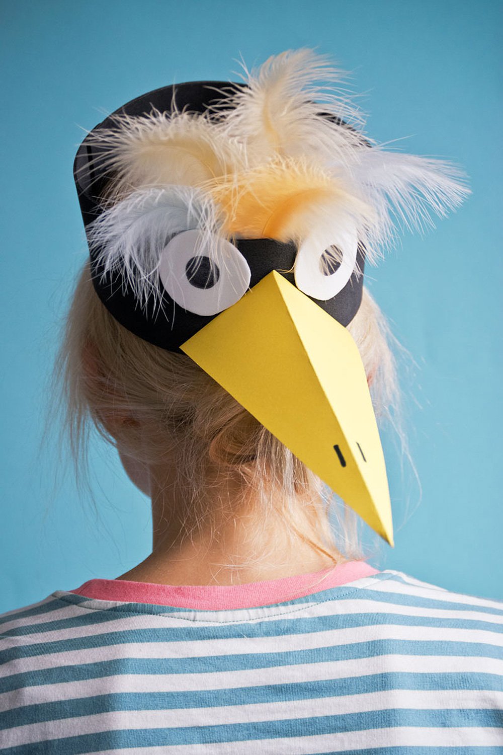 Маски вороны для детей на голову распечатать: Маска ободок на голову ворона. Особенности создания костюма и маски вороны своими руками. Платье из мусорных пакетов