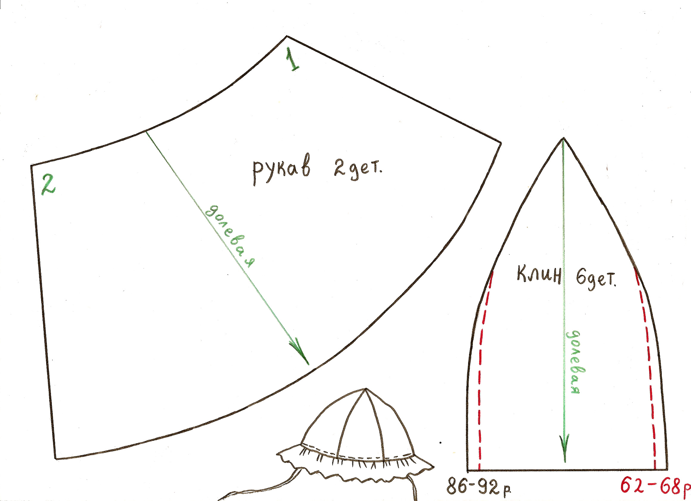 Выкройка шапочки детской: Выкройка детской шапочки | Шкатулка
