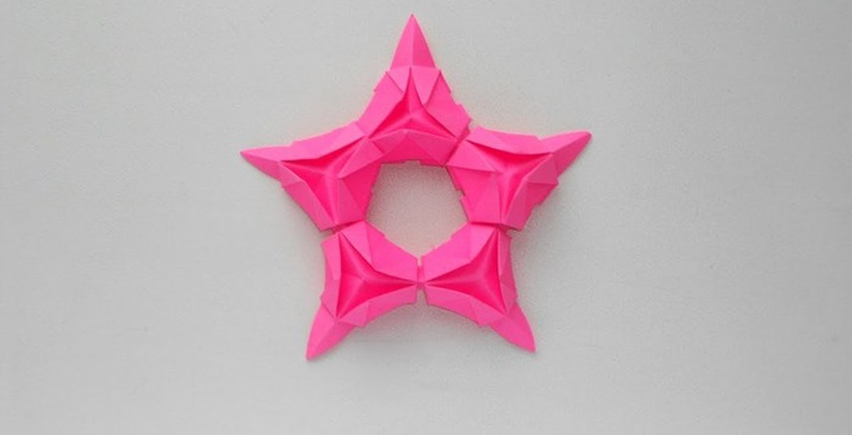 Оригами из бумаги объемная звезда: Объемная звезда из бумаги: пошаговый фото-обзор