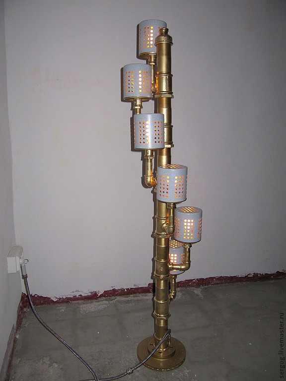 Светильник из труб своими руками: Лофт лампа своими руками из труб: креативный мастер-класс