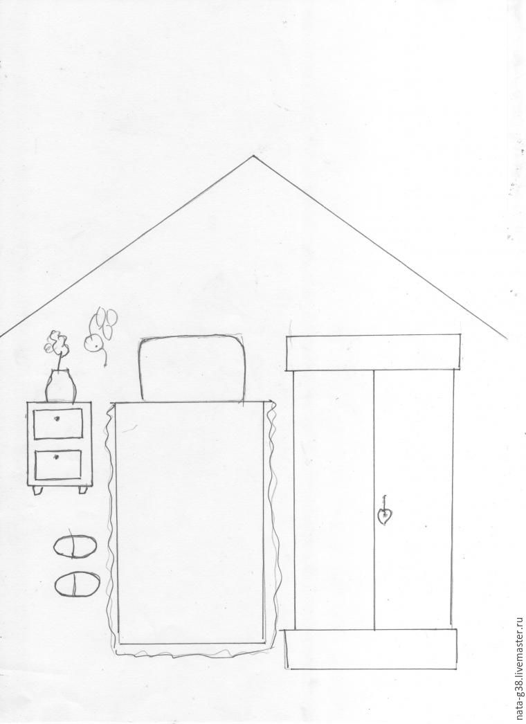 Выкройка домика: Выкройка текстильных домиков. Как сшить домик / Мастер-класс