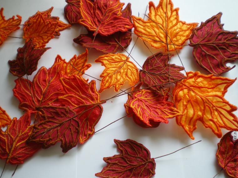 Мк как сделать осенние листья из пластики: Заколки и клипсы из полимерной глины "Осенние листья"